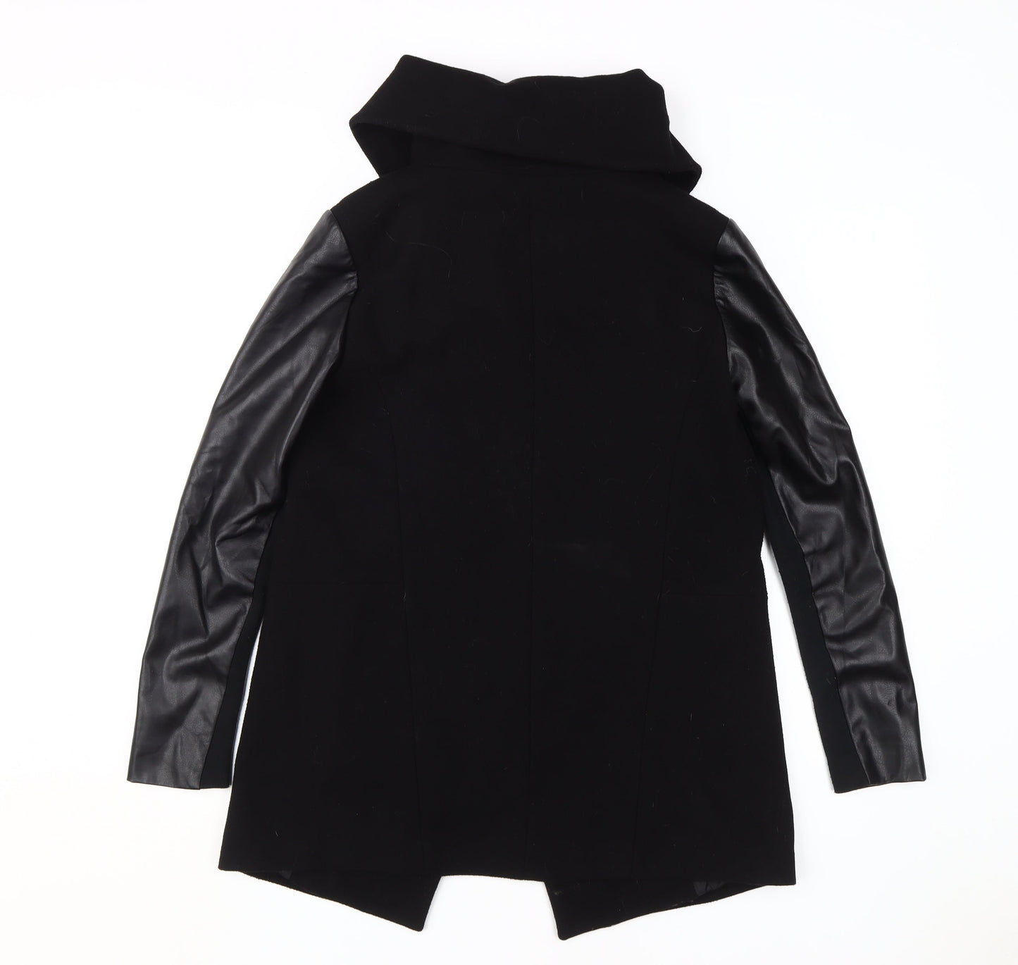 Oasis Women's Black XS Mid-Length Zip Coat
