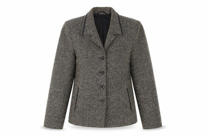 Gelco Women's Grey Tweed Blazer Size 10