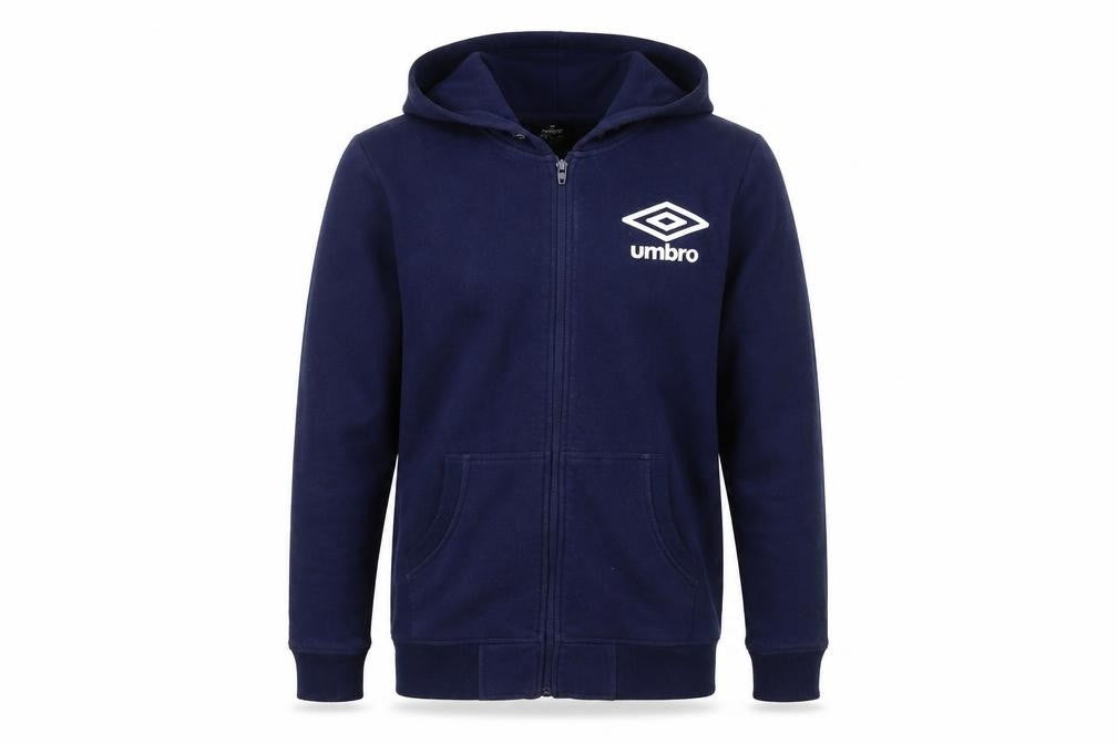 Umbro Men's Blue Full Zip Hoodie Medium