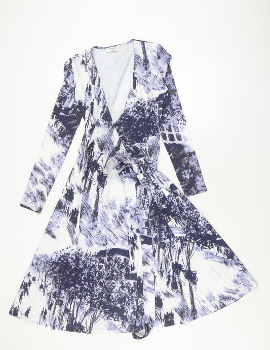 Babaton Women’s Multicoloured Wrap Dress, XXXS