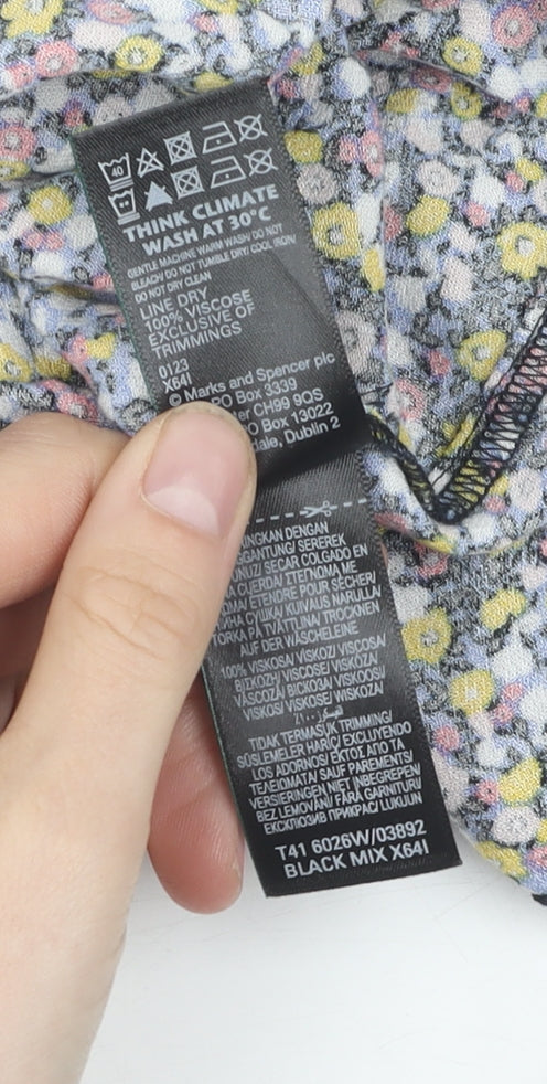 Marks and Spencer Women's Floral Blouse Size 10