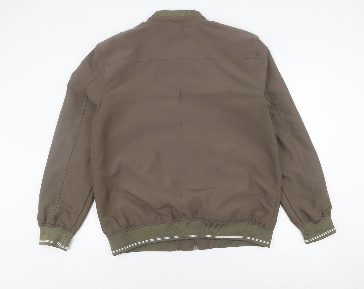 Headland Men's Green Bomber Jacket XL Stand-Up Collar
