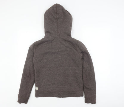 SoulCal Women's Grey Hooded Jacket Size 10