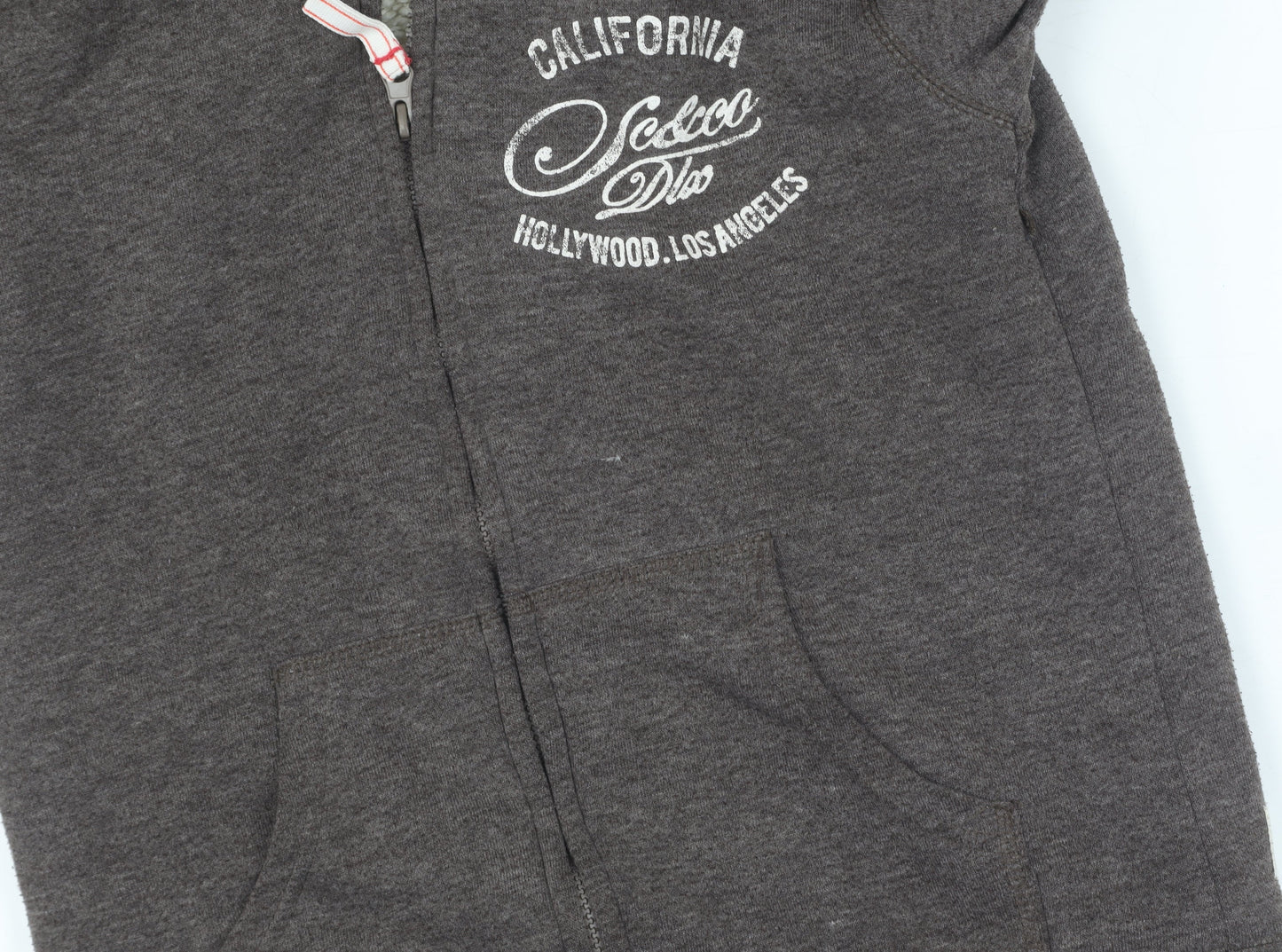SoulCal & Co Women's Grey Hooded Jacket Size 10