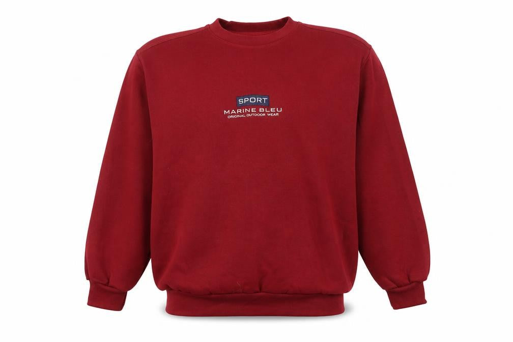 Marine Bleu Men's Red Pullover Sweatshirt L