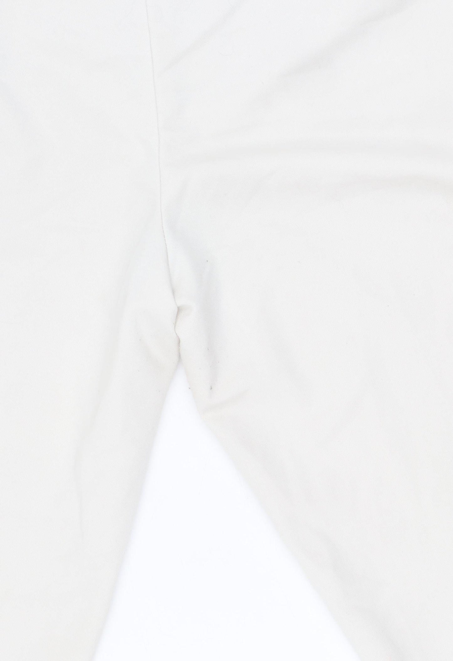 H&M Ivory Women's Straight Elastic Waist Trousers Size 10