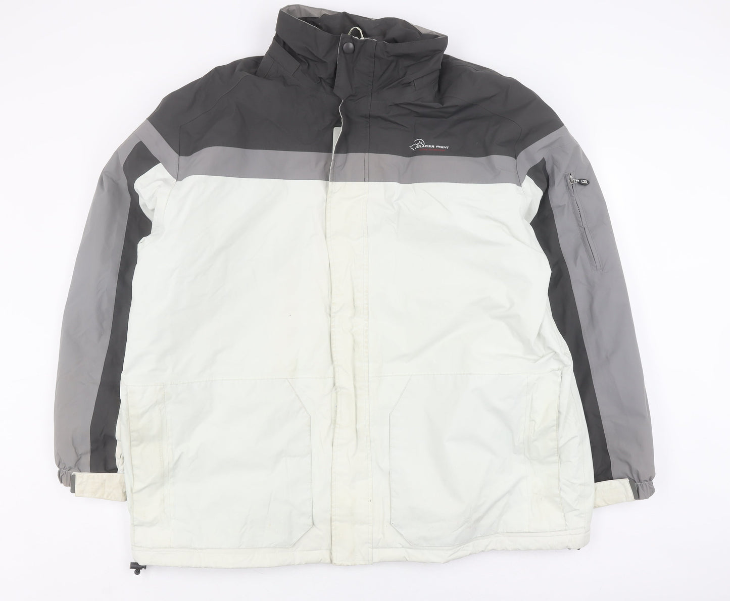 Glacier Point Men's Grey XL Waterproof Puffer Jacket