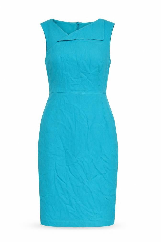 L.K. Bennett Women's Blue Sheath Dress Size 8