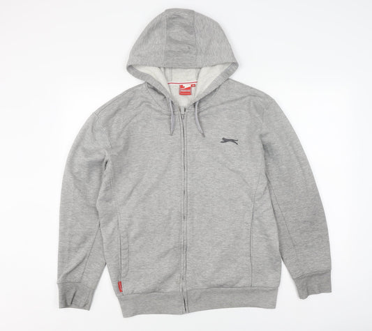 Slazenger Men's Grey Full Zip Hooded Jacket M