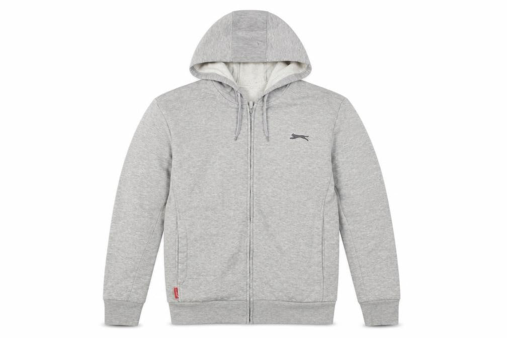Slazenger Men's Grey Full Zip Hooded Jacket M