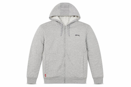 Slazenger Men's Grey Full Zip Hooded Jacket M