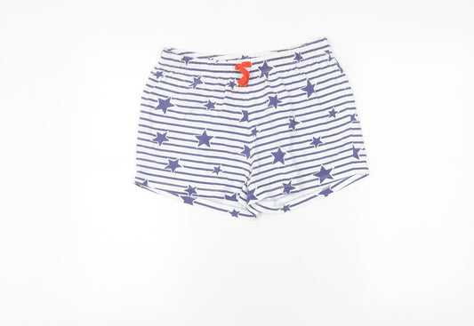 Boden Girls Multicoloured Striped Shorts 15-16Y Cotton