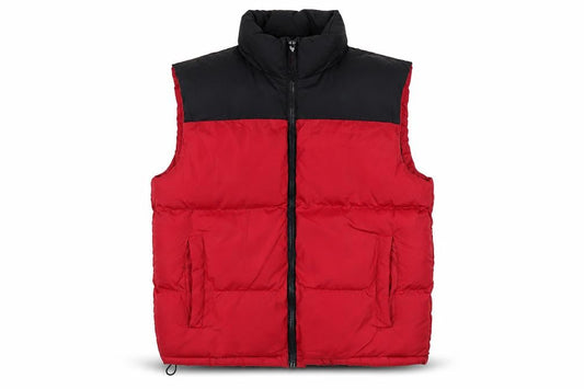 Brave Soul Men's Red Puffer Waistcoat S