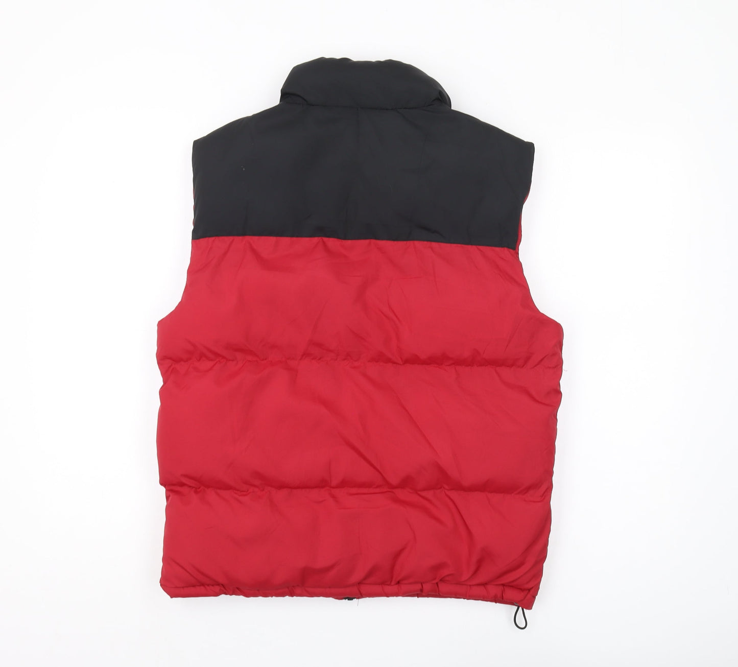 Brave Soul Men's Red Puffer Waistcoat S