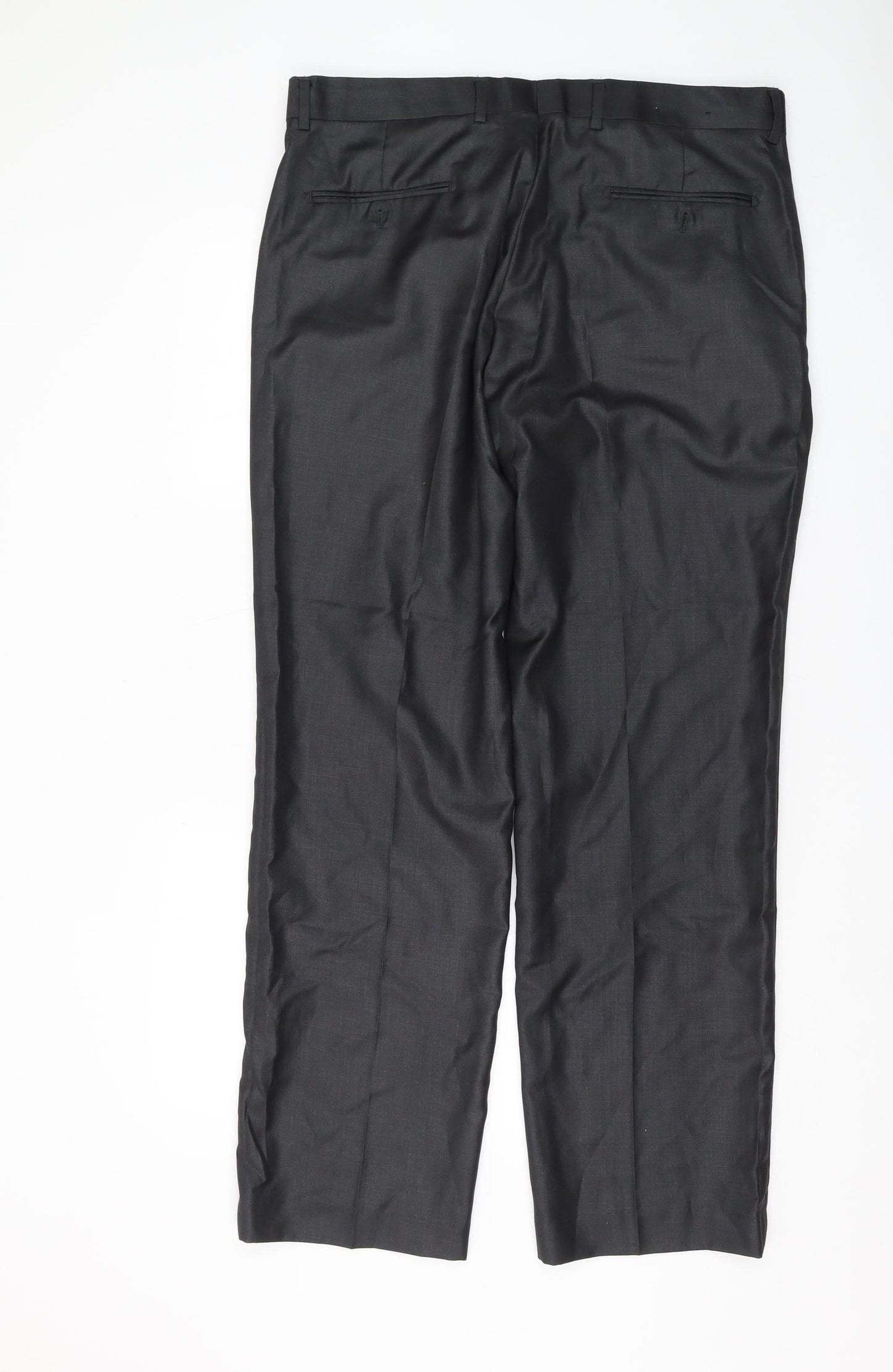 Cerruti Men's Black Dress Pants, Size 36, Elegant & Formal