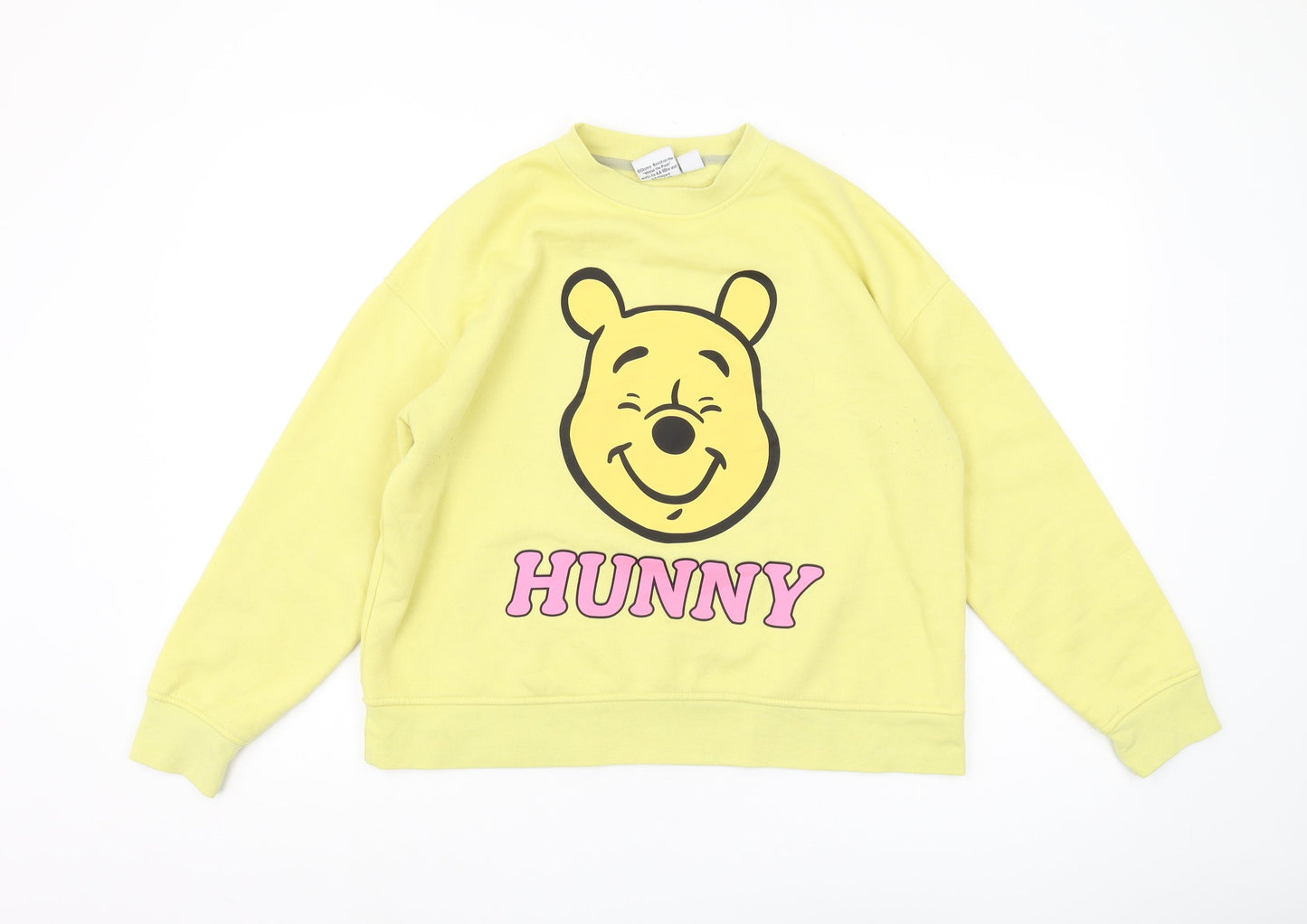 Disney Women’s Yellow Winnie the Pooh Sweatshirt Size S