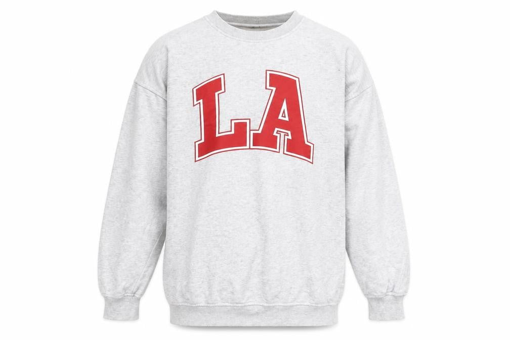 H&M Unisex Grey Logo Pullover Sweatshirt S