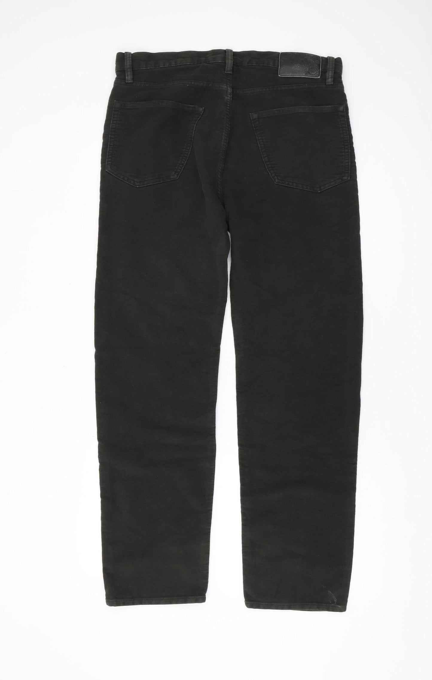 Marks and Spencer Men's Green Trousers, Size 34