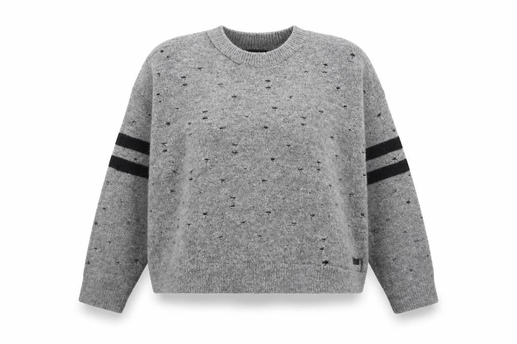 Topshop Women's Grey Crew Neck Pullover Jumper Size 14