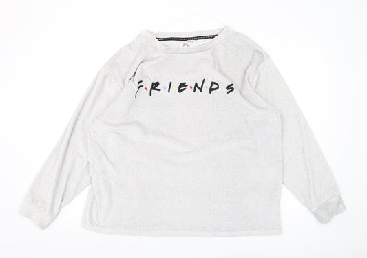 Friends Women's Grey XL Nightshirt