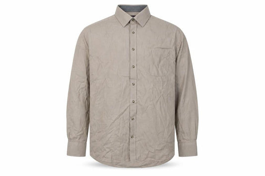 Marks & Spencer Men's Beige Long Sleeve Casual Shirt 17