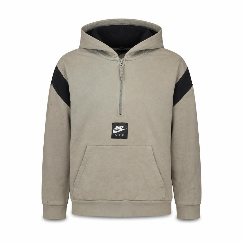 Nike Girls Beige Pullover Hoodie L - Casual & Comfortable