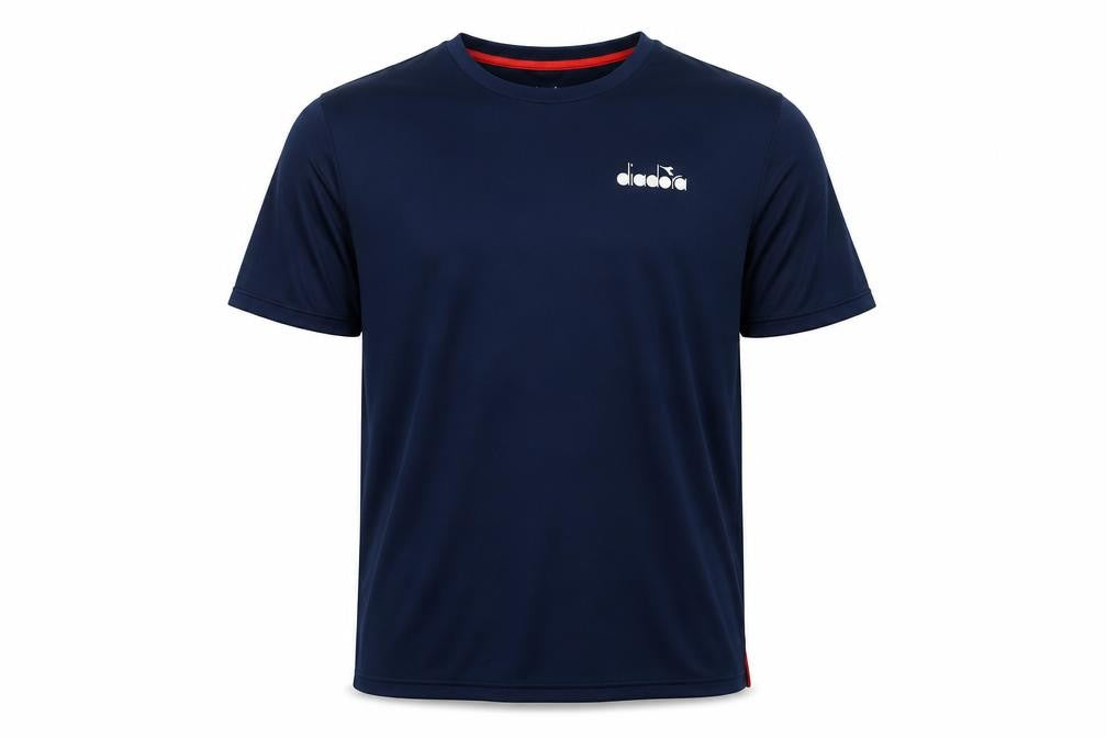 Diadora Men's Blue T-Shirt M Gym & Training Top