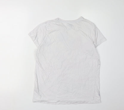 Back view of Disney girls’ white t-shirt 12-13y mickey & minnie graphic