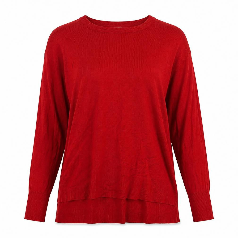 New Look Women's Red Pullover Jumper Size 8