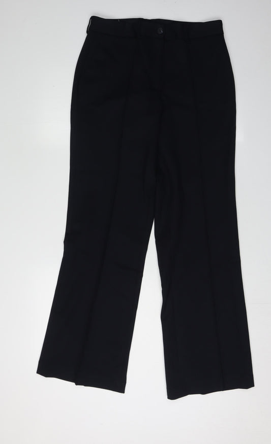 John Lewis Dress Pants Women Black Size 12 Viscose