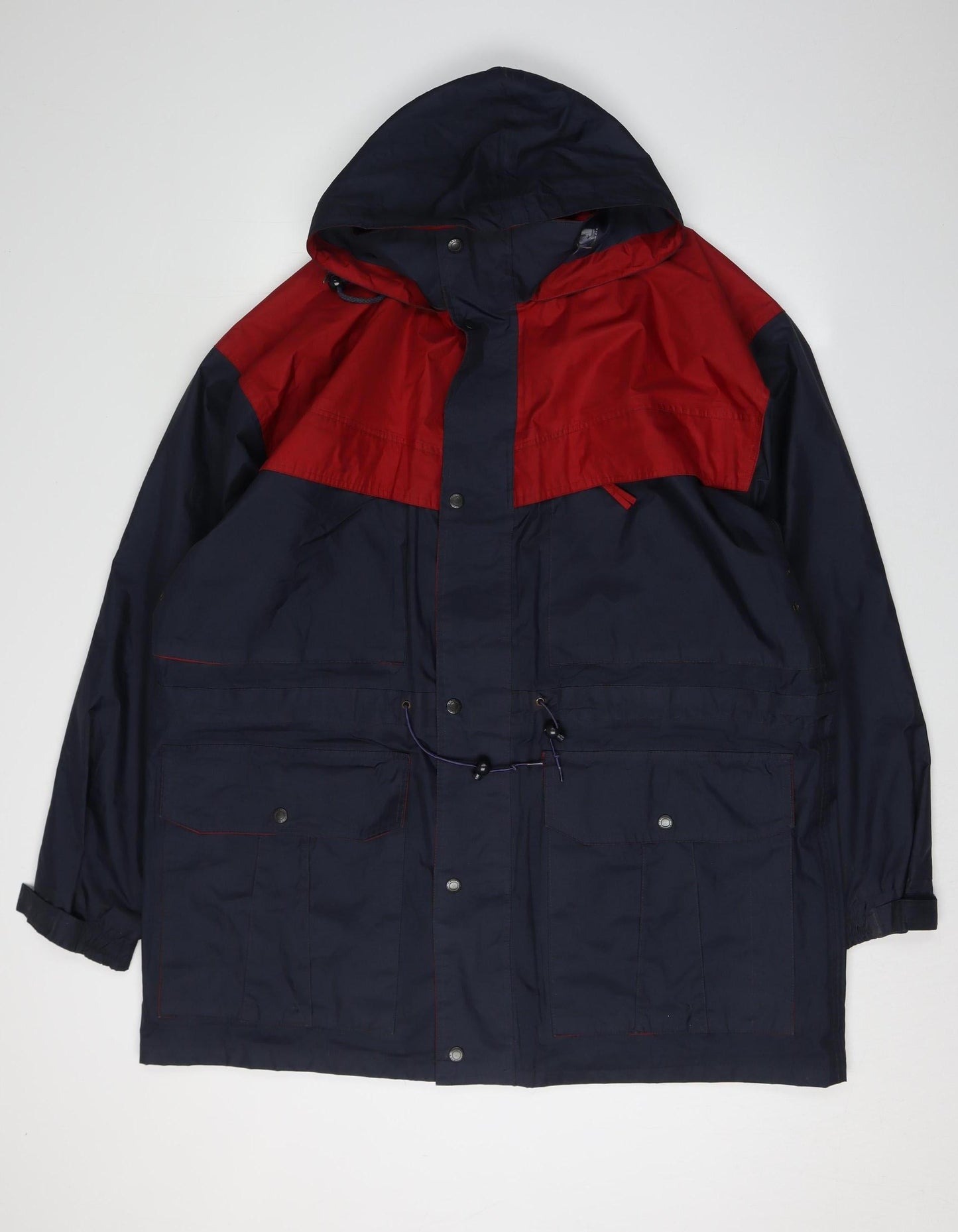 Union UH Men's Red Blue Anorak Jacket XL Outdoor