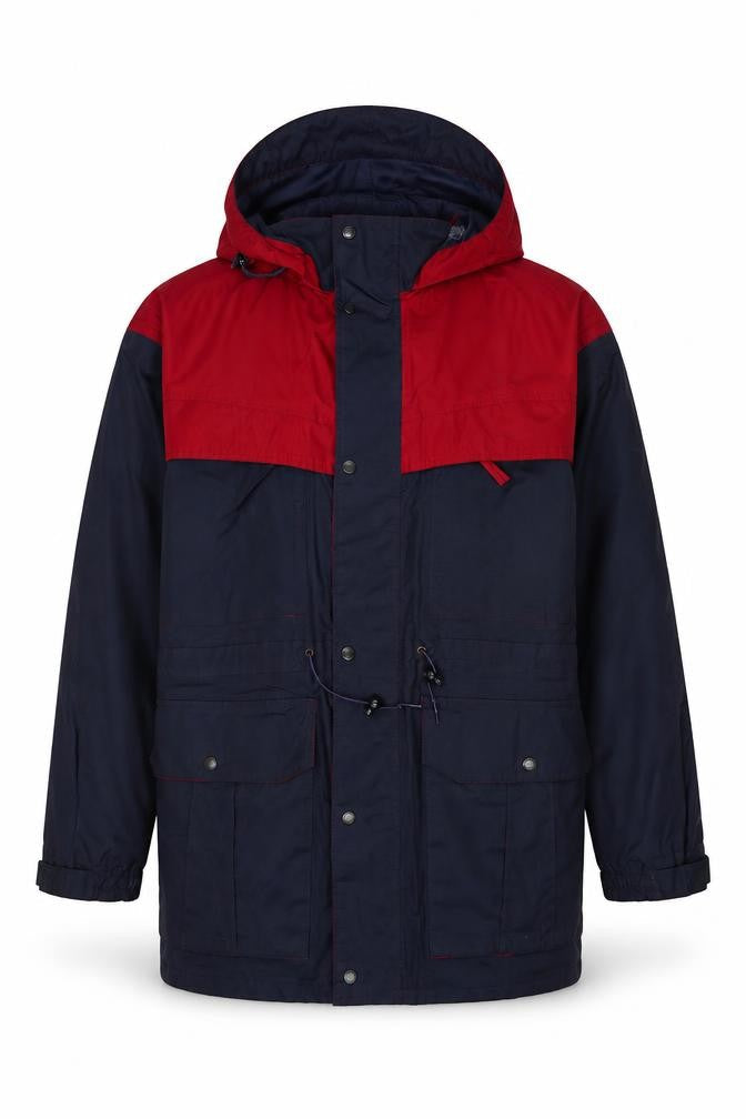 Union UH Men's Red Blue Anorak Jacket XL Outdoor