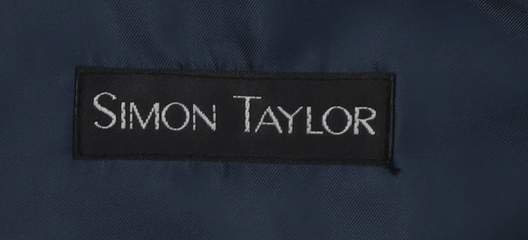 Simon Taylor Men's Green Check Blazer Size 42