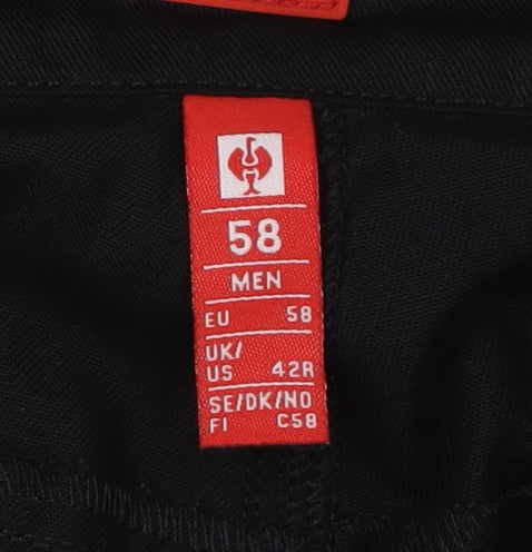 Strauss Men's Black Trousers Size 58