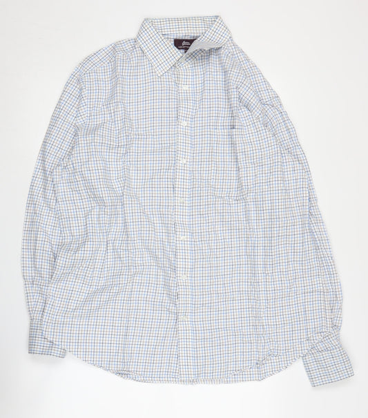 Marks and Spencer Men's Multicoloured Check Shirt 44-45