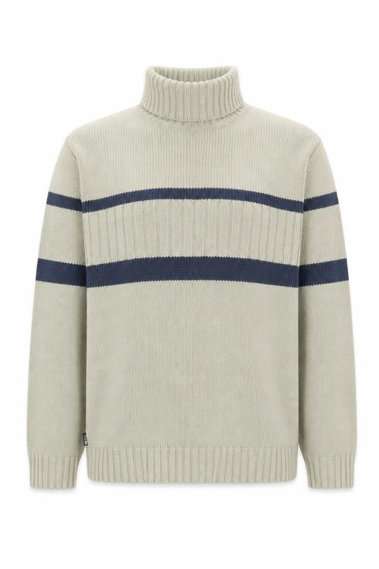 Marks & Spencer Men's Beige XL Striped Sweater