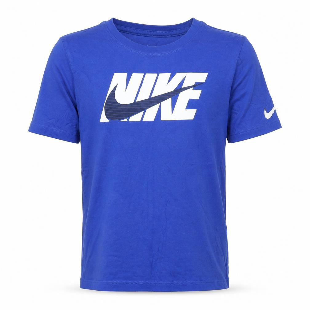 Nike Boys Blue T-Shirt L Athletic Crew Neck Sportswear