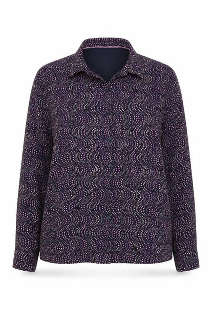 Dash Women's Multicoloured Geometric Button-Up Shirt