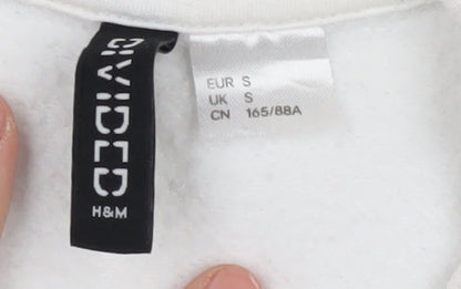H&M Women's White NASA Graphic Sweatshirt - Size S