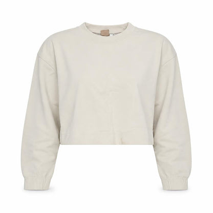 H&M Women's Beige Crew Neck Sweatshirt Size S