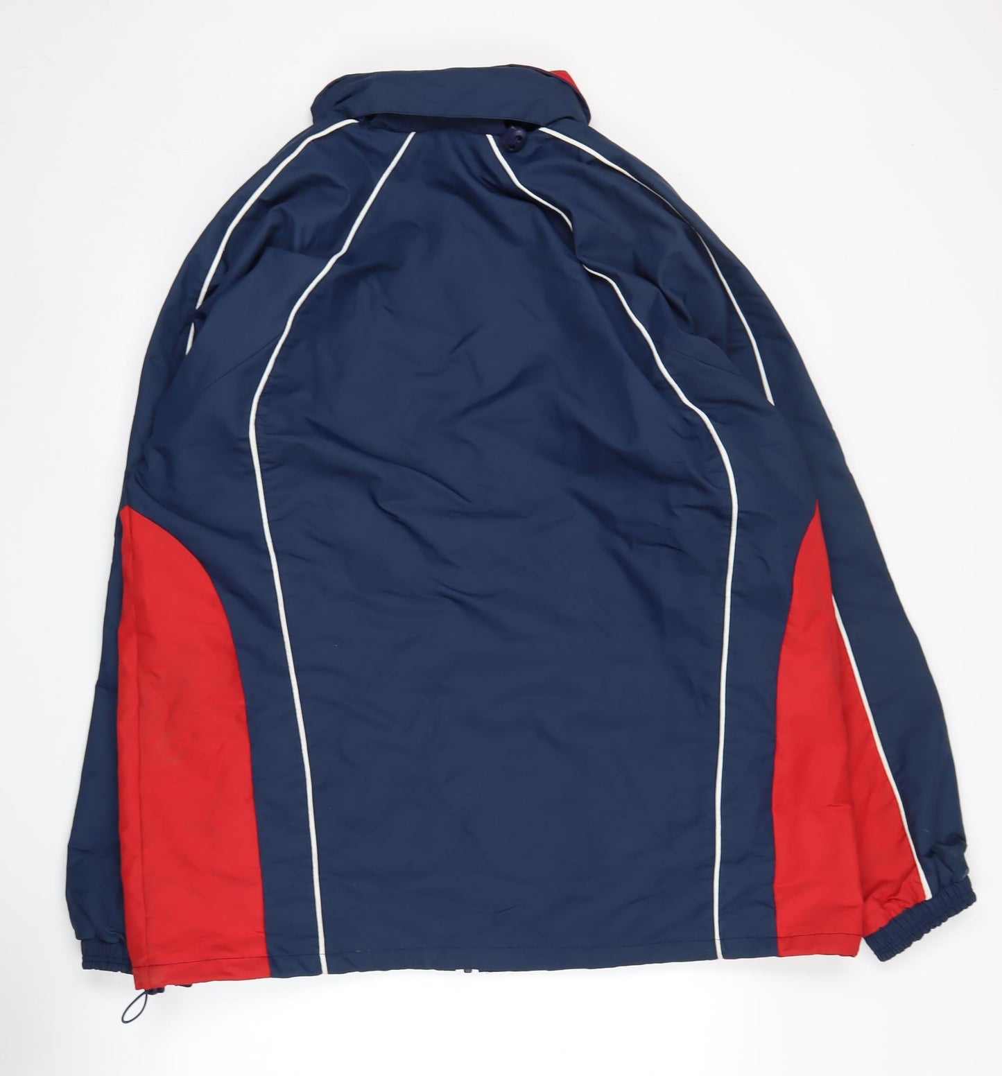 Halbro Men's Blue XL Polyester Windbreaker Jacket