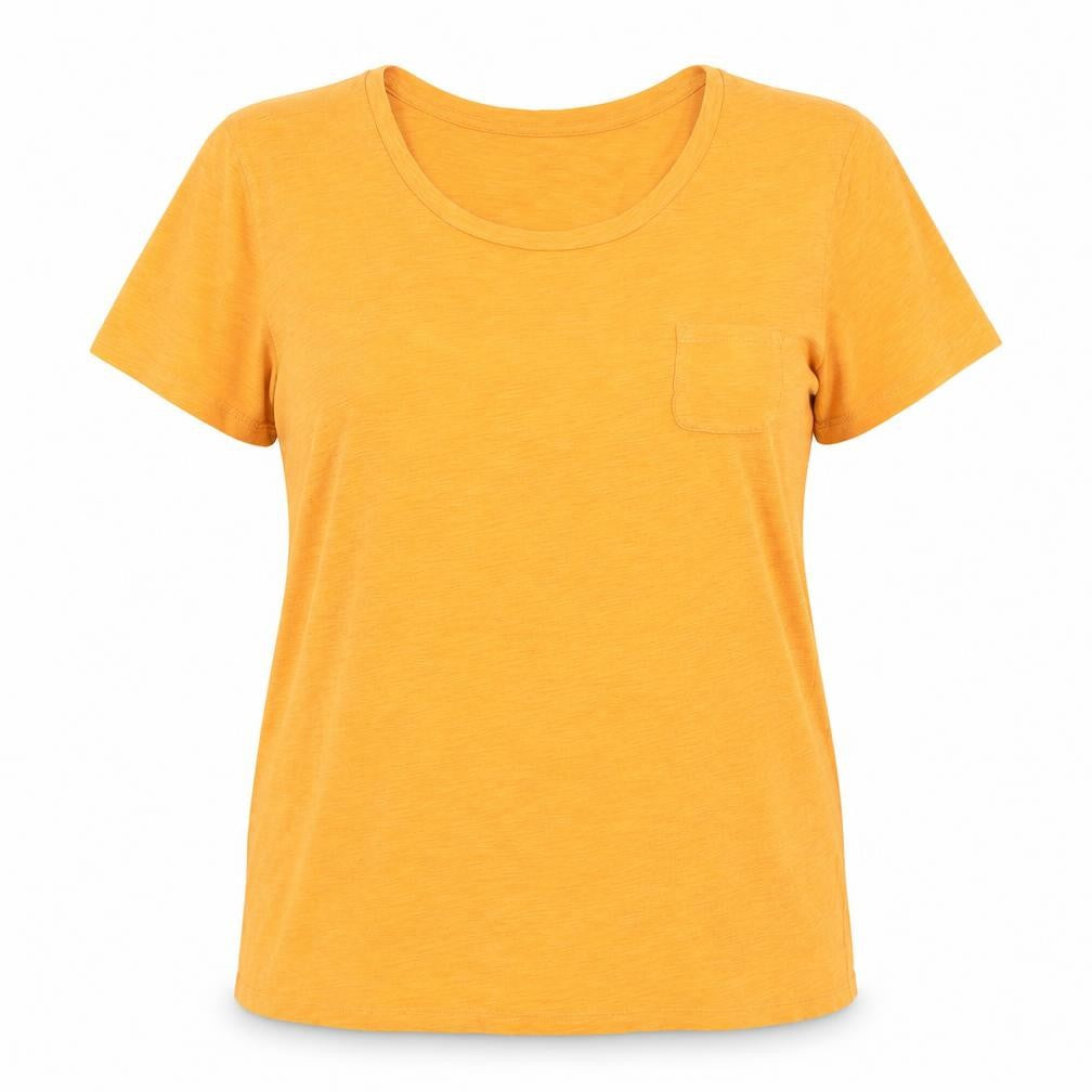 Gap Women's Orange XL Basic Cotton T-Shirt