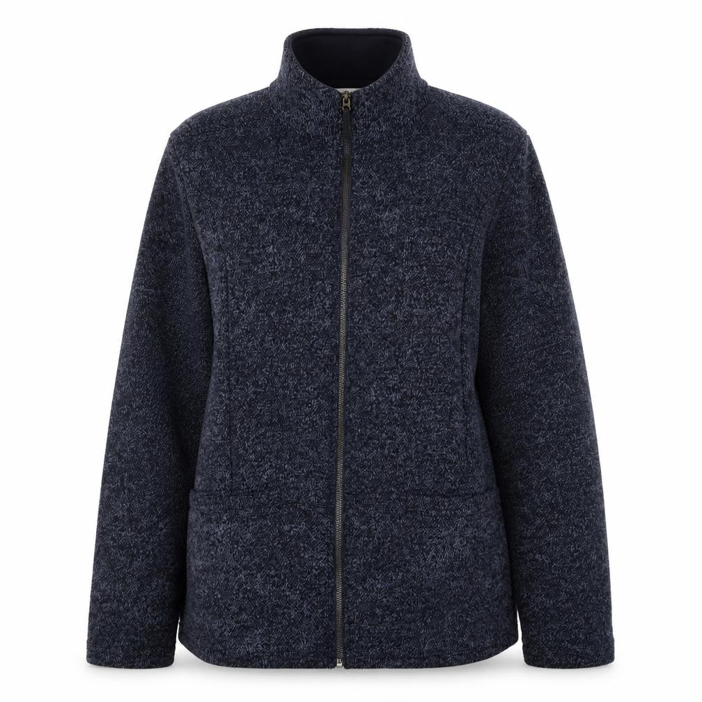 Marks and Spencer Women's Blue Tweed Jacket Size 16