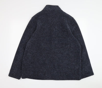 Marks & Spencer Women's Blue Tweed Jacket Size 16