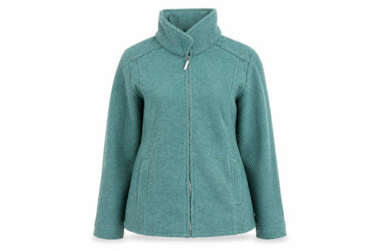 Classics Women's Green Wool Zip Jacket, Size 16