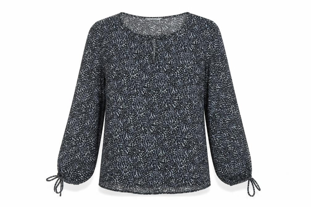 J.Taylor Women's Black Long Sleeve Blouse Size 10