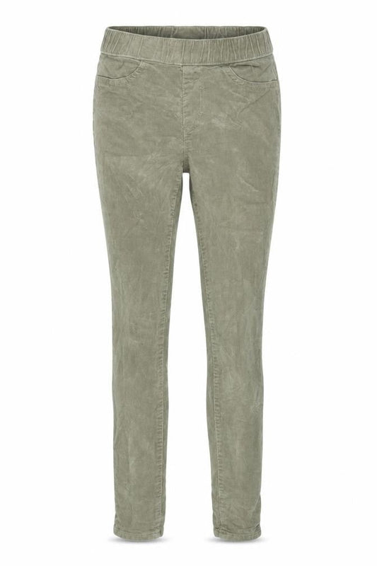 H&M Girls Green Jegging Elastic Waist Trousers Size 10
