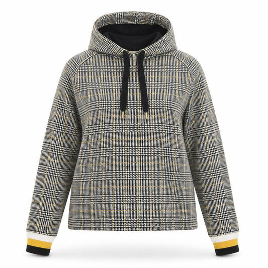 River Island Women's Grey Check Hoodie Size 8