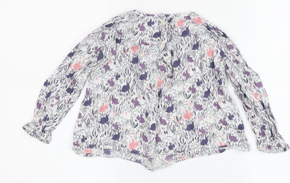 Back view of Baby Gap girls’ multicoloured floral blouse, 2 years, spring tunic