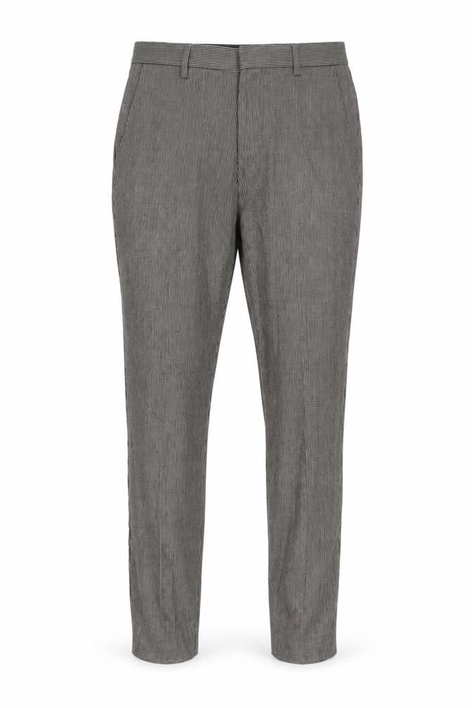 ASOS DESIGN Men's Brown Striped Trousers L